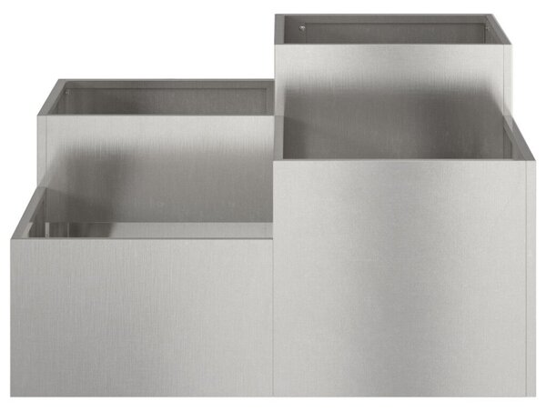 Kertész láda 80x80x48 cm Rozsdamentes acél