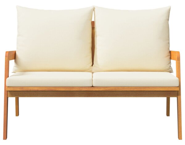 Kerti Pad párnákkal 115x65x71 cm Tömör Akácfa