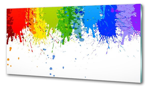 Konyhai fali panel Szivárvány foltok