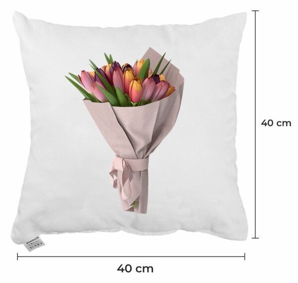EMI Tulips díszpárna 40x40 cm