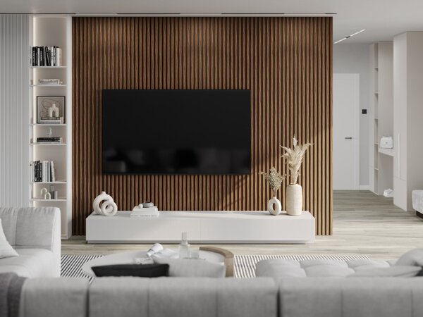 Mexen Lam-B falpanel próba, HDF lap 4 mm, technikai furnér, Rubin Mahagóni - S100-013-S