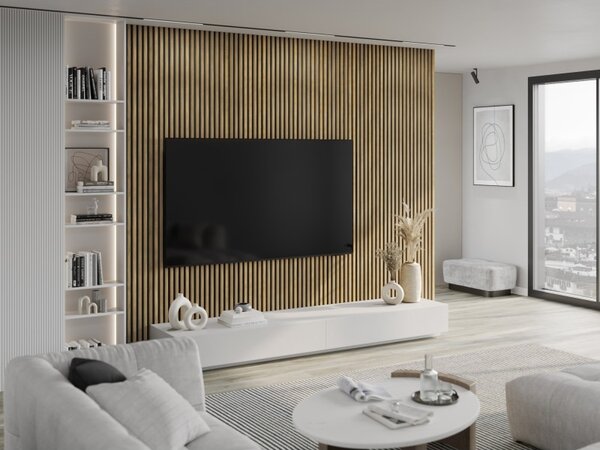 Mexen Lam-B falpanel minta, 4 mm-es HDF lap, Mézes Tölgy - S100-066-S