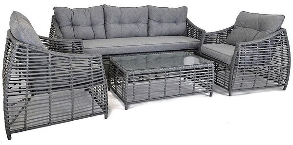 DEOKORK Rattan szerelvény CHARLOTTE (párnák FREE)