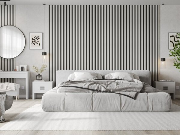 Mexen Lam-B falpanel minta, 4 mm HDF lemez, Fehér Matt - S100-051-S