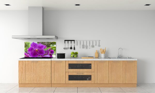 Konyhai falburkoló panel Orchidea