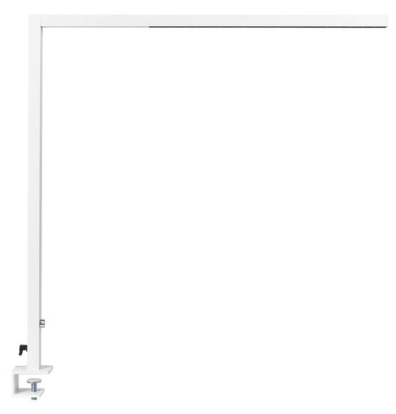 LED csíptetős asztali lámpa VOLANS Dimmer funkcióval Fém Fehér