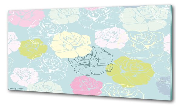 Konyhai hátfalpanel Roses