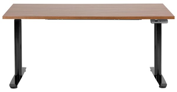Elektromosan állítható asztal DESTINAS Barna/fekete 160 cm 72 cm