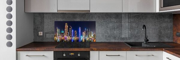 Konyhapanel Dubai éjjel