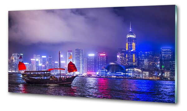 Konyhapanel Hong kong éjjel