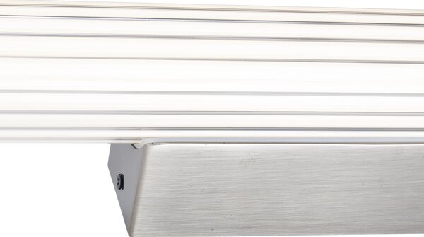 Retro fali lámpa fegyverszürke 80,4 cm LED-del IP44 - Coco