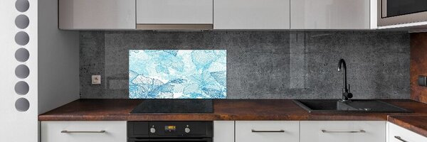 Konyhai hátfalpanel Hawaii virágok