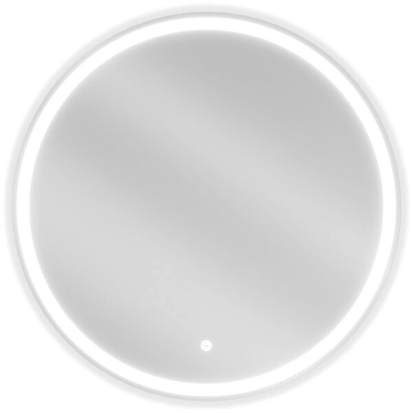 Mexen Gobi megvilágított fürdőszobai tükör, kerek 70 cm, LED 6000K, páramentes - 9801-070-070-611-00