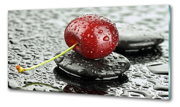 Konyhai dekorpanel Cherry az esőben
