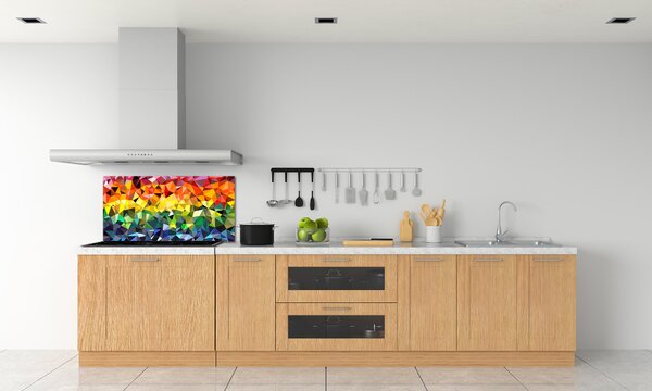 Konyhai fali panel Geometriai háttér
