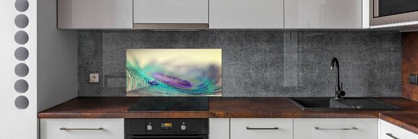 Konyhai fali panel Dobd el a piórku