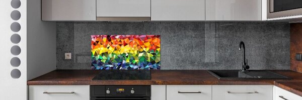 Konyhai fali panel Geometriai háttér