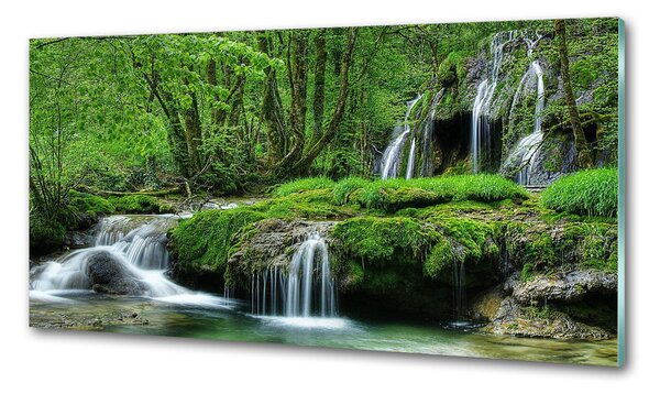 Konyhai falburkoló panel Vízesés