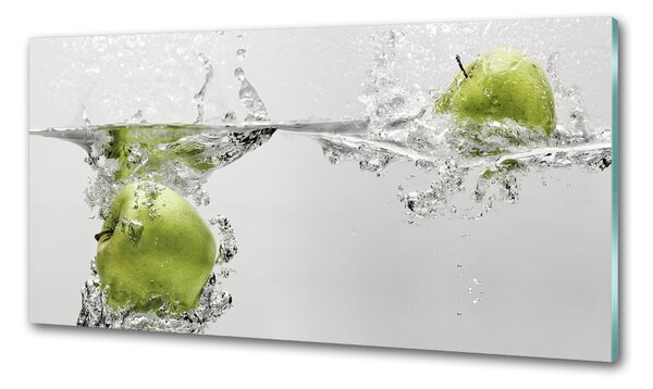 Konyhai dekorpanel Apple víz alatt