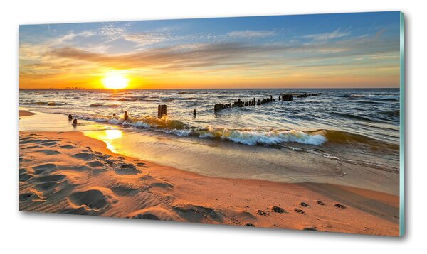 Konyhapanel Sunset beach