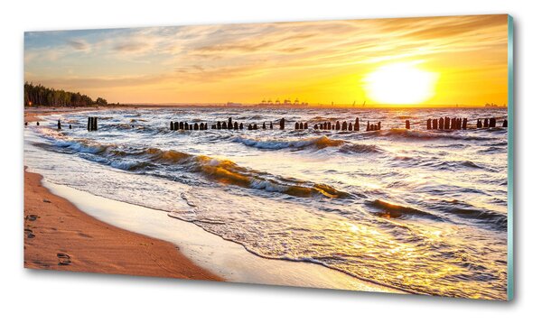 Konyhapanel Sunset beach