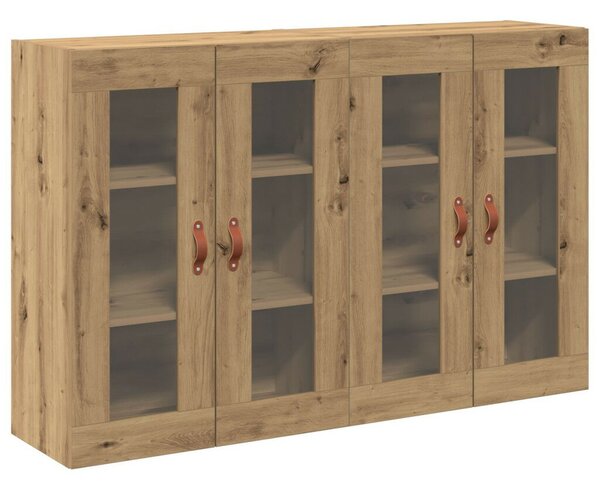 Fali Szekrények 2 db Művészi Tölgy 69,5x34x90 cm Mérnöki Fa