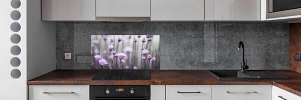 Konyhai falburkoló panel Virágok metélőhagyma