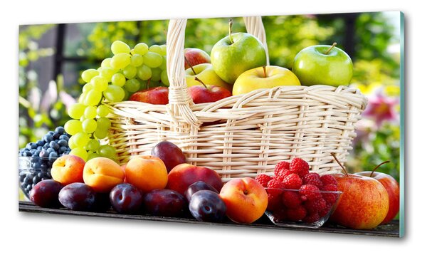 Konyhai dekorpanel Gyümölcskosár