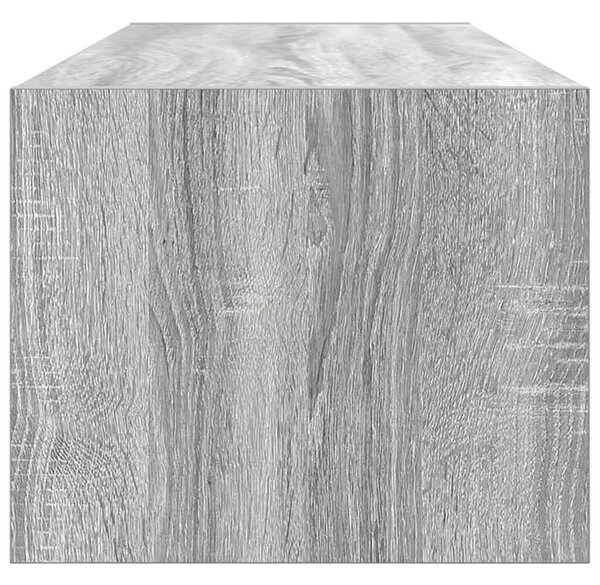 TV Szekrény Szürke Sonoma 100x31x25,5 cm Szerelt Fa