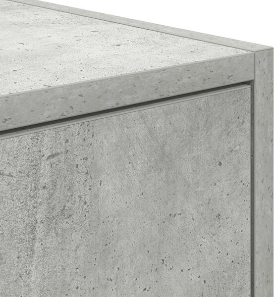 TV Szekrény Betongrey 100x31x25,5 cm Szerelt Fa