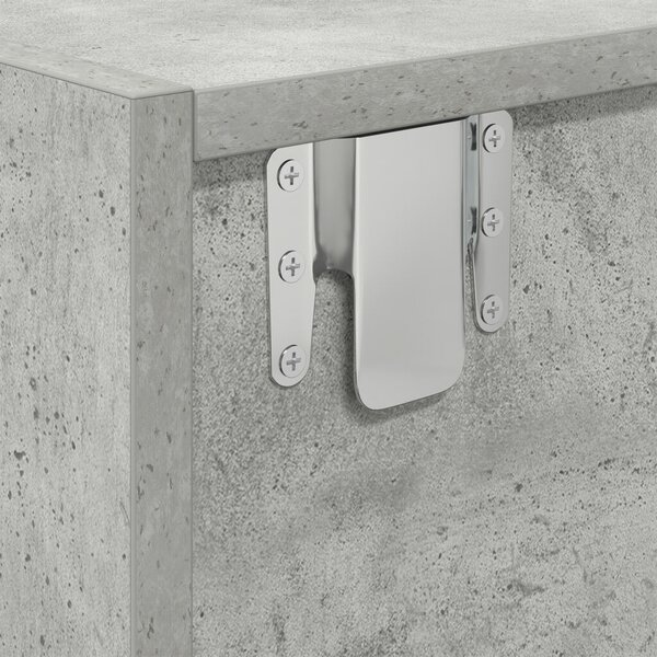 TV Szekrény Betongrey 100x31x25,5 cm Szerelt Fa
