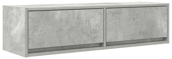 TV Szekrény Betongrey 100x31x25,5 cm Szerelt Fa