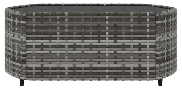 VidaXL Polyrattan Kerti Ülőgarnitúra - 4 részes, Szürke