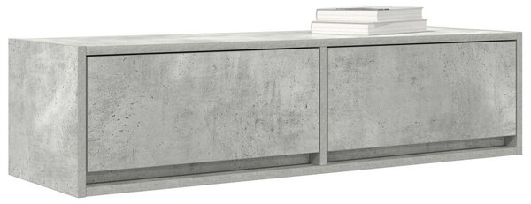 TV Szekrény Betongrey 100x31x25,5 cm Szerelt Fa