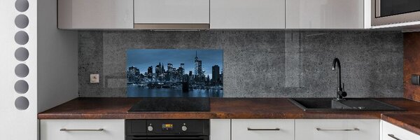 Konyhai falvédő New york éjjel