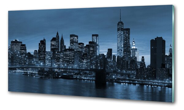Konyhai falvédő New york éjjel