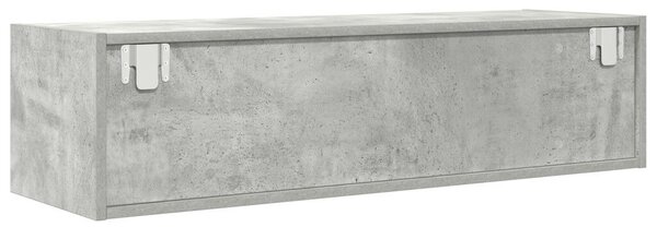 TV Szekrény Betongrey 100x31x25,5 cm Szerelt Fa