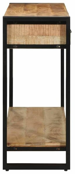 Konzolasztal 120x33x75 cm Tömör rusztikus mangófából
