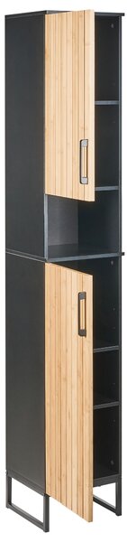 Fürdőszobai szekrény MISCANTI Bambusz 30 cm Világosbarna