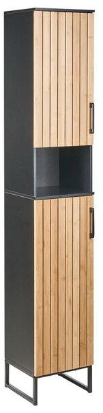 Fürdőszobai szekrény MISCANTI Bambusz 30 cm Világosbarna