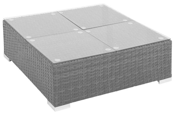 VidaXL Polyrattan Kerti Ülőgarnitúra - 7 részes