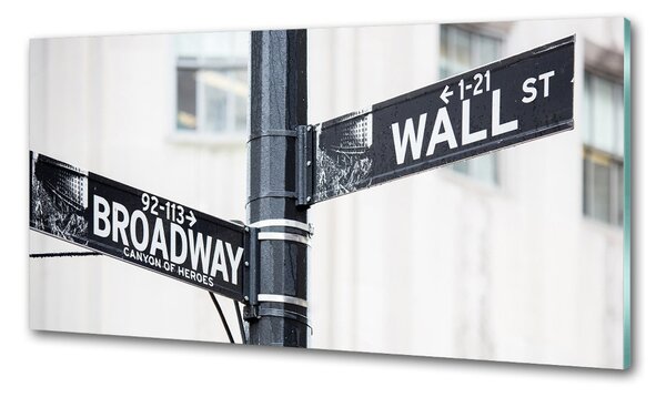 Konyhai falvédő Wall street jel