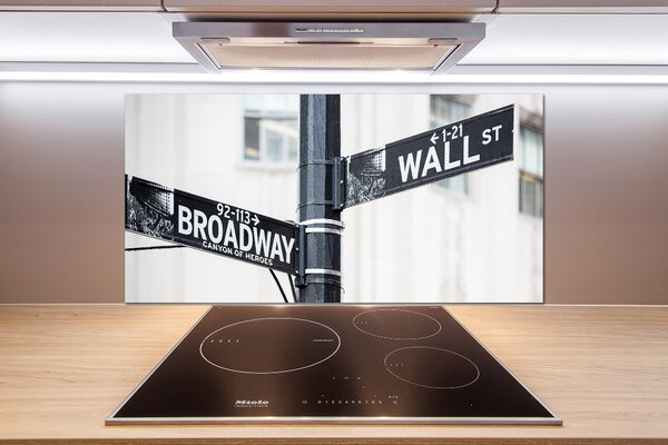 Konyhai falvédő Wall street jel