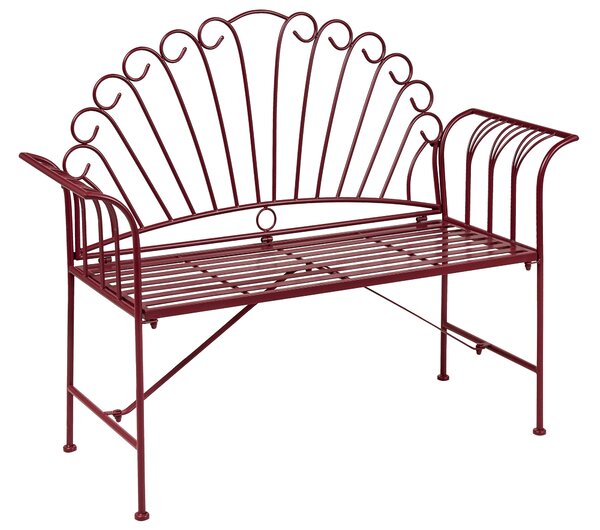 Kerti pad CAVINIA 125 cm Fém Burgundi