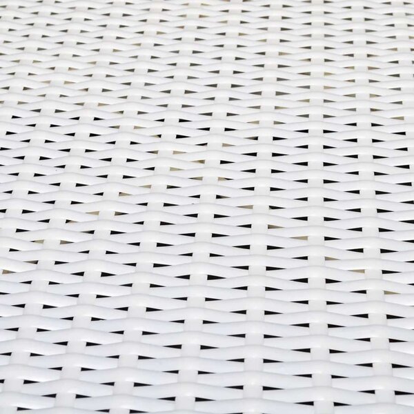 VidaXL Polyrattan Kerti Bútorszett - 8 részes - Fehér