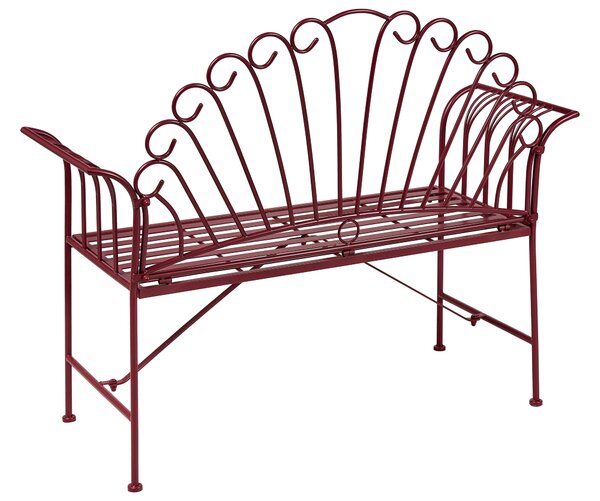 Kerti pad CAVINIA 125 cm Fém Burgundi