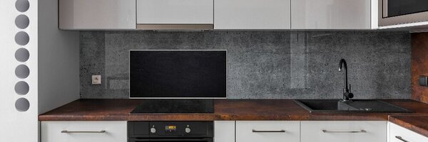 Konyhai fali panel Fekete tábla