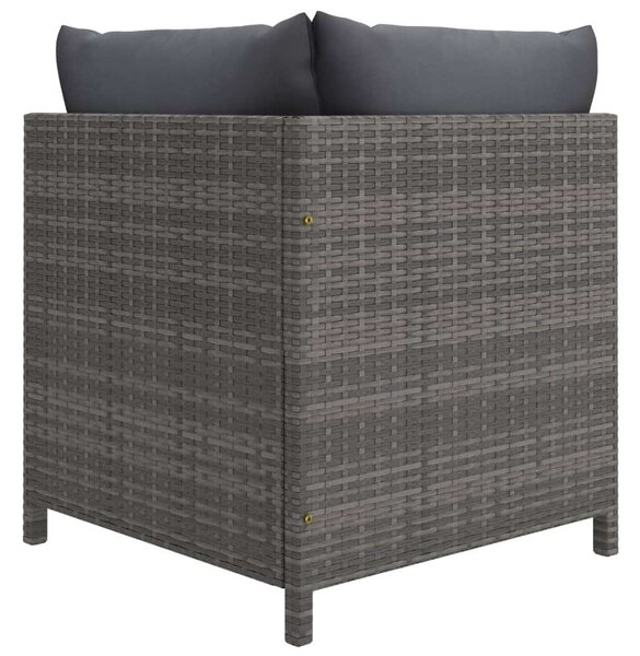 VidaXL Polyrattan Kerti Bútorszett - 9 Elemes