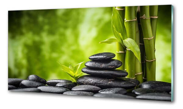 Konyhai falburkoló panel Zen kövek