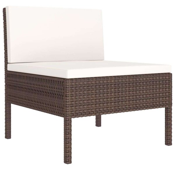 VidaXL Polyrattan Kerti Bútorszett - 6 részes